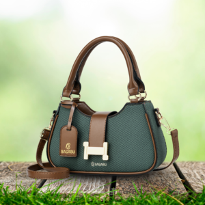 Bagabu Elegant Mini Green Handbag Vegan Leather Stylish Women's Shoulder Bag BB1003G